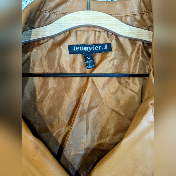 Jennyfer J Faux Leather Jacket size Medium - Picture 3 of 7